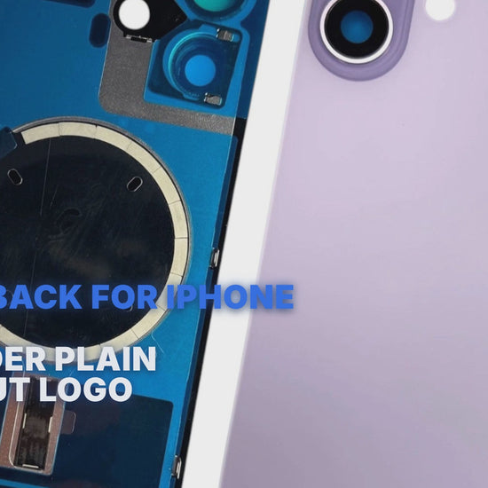 Glass Back For iPhone 17 Lavender Plain Without Logo Rear Glass FoneFunShop