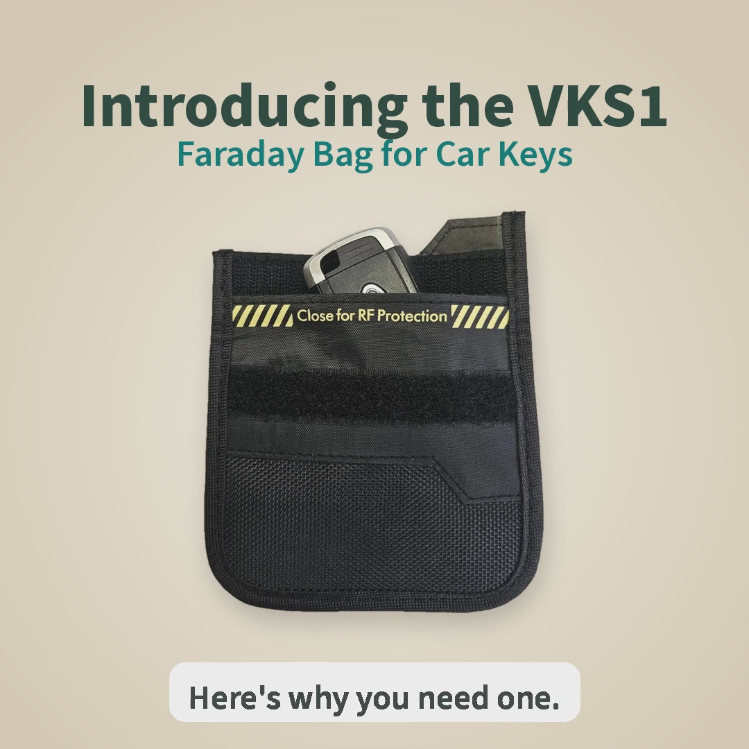 Faraday Bag For Car Key - VKS1 Key Shield Security Pouch For Keyless Entry Fob Faraday FoneFunShop