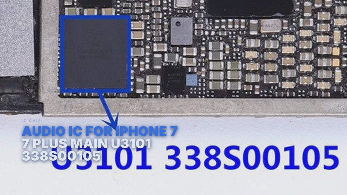 Audio IC For iPhone 7 7 Plus Main U3101 338S00105 ic Chip FoneFunShop