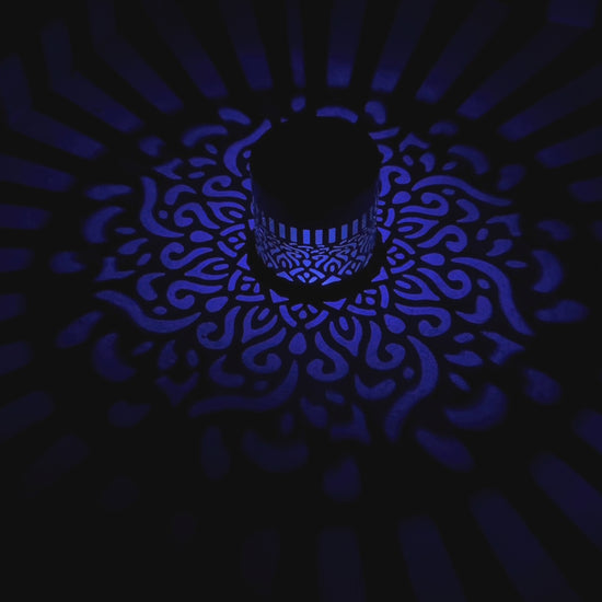 Outdoor LED Garden Wall Projector Solar Lights - Mandala Pattern Effect Lighting FoneFunShop