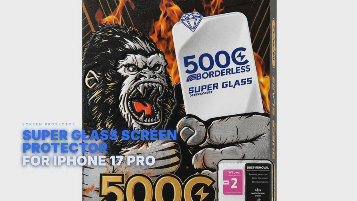 Super Glass Screen Protector For iPhone 17 Pro Screen Protector FoneFunShop