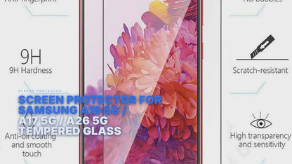 Screen Protector For Samsung A16 5G / A17 5G / A26 5G Tempered Glass Screen Protector FoneFunShop