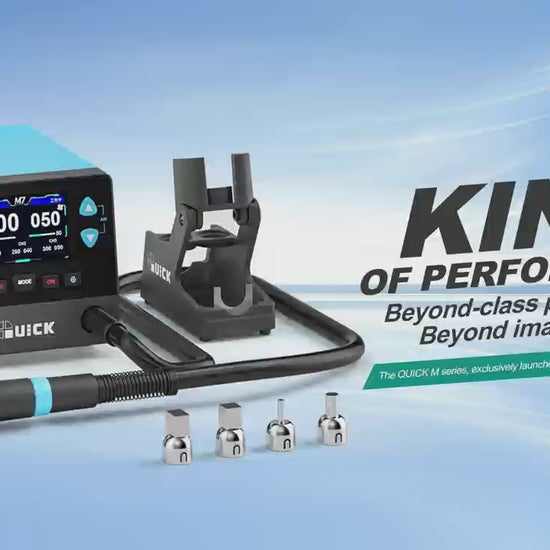 QUICK M7 110v 1000W Intelligent Lead-free Soldering Station 9-channel Intelligent Desoldering Solder FoneFunShop