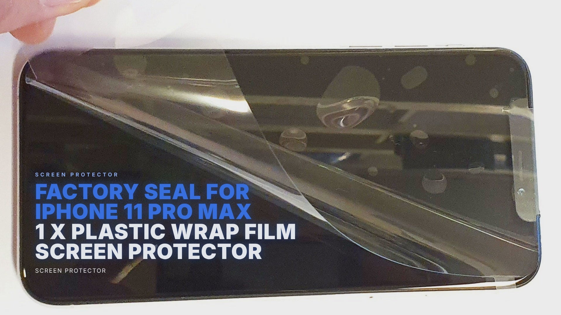 Factory Seal For iPhone 11 Pro Max 1 x Plastic Wrap Film Screen Protector Screen Protector FoneFunShop