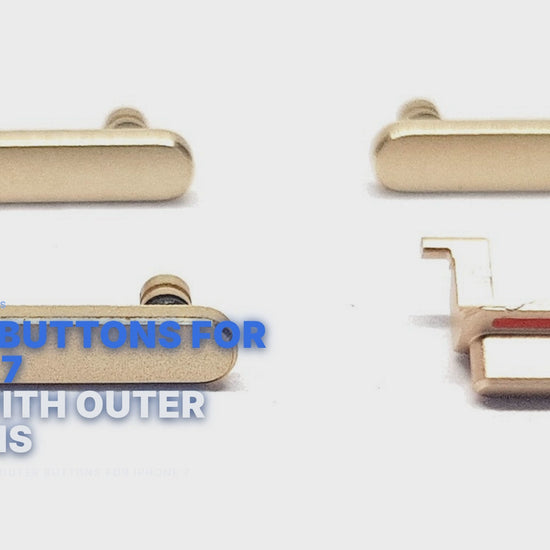 Power Buttons For iPhone 7 Gold With Outer Buttons FoneFunShop