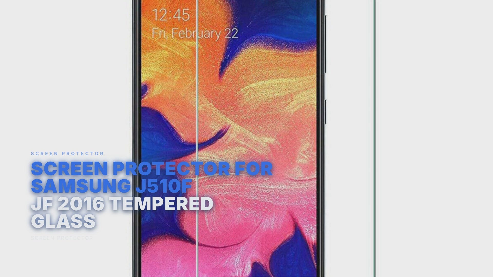 Screen Protector For Samsung J510F JF 2016 Tempered Glass Screen Protector FoneFunShop