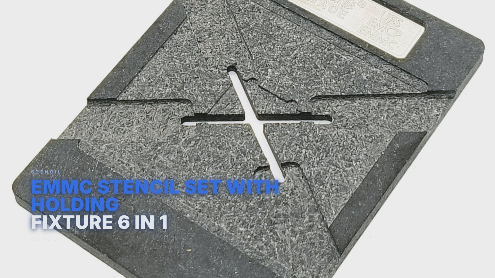 EMMC Stencil Set With Holding Fixture 6 In 1 Stencil FoneFunShop