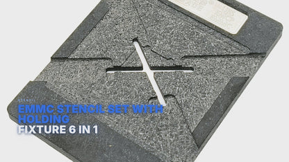 EMMC Stencil Set With Holding Fixture 6 In 1 Stencil FoneFunShop