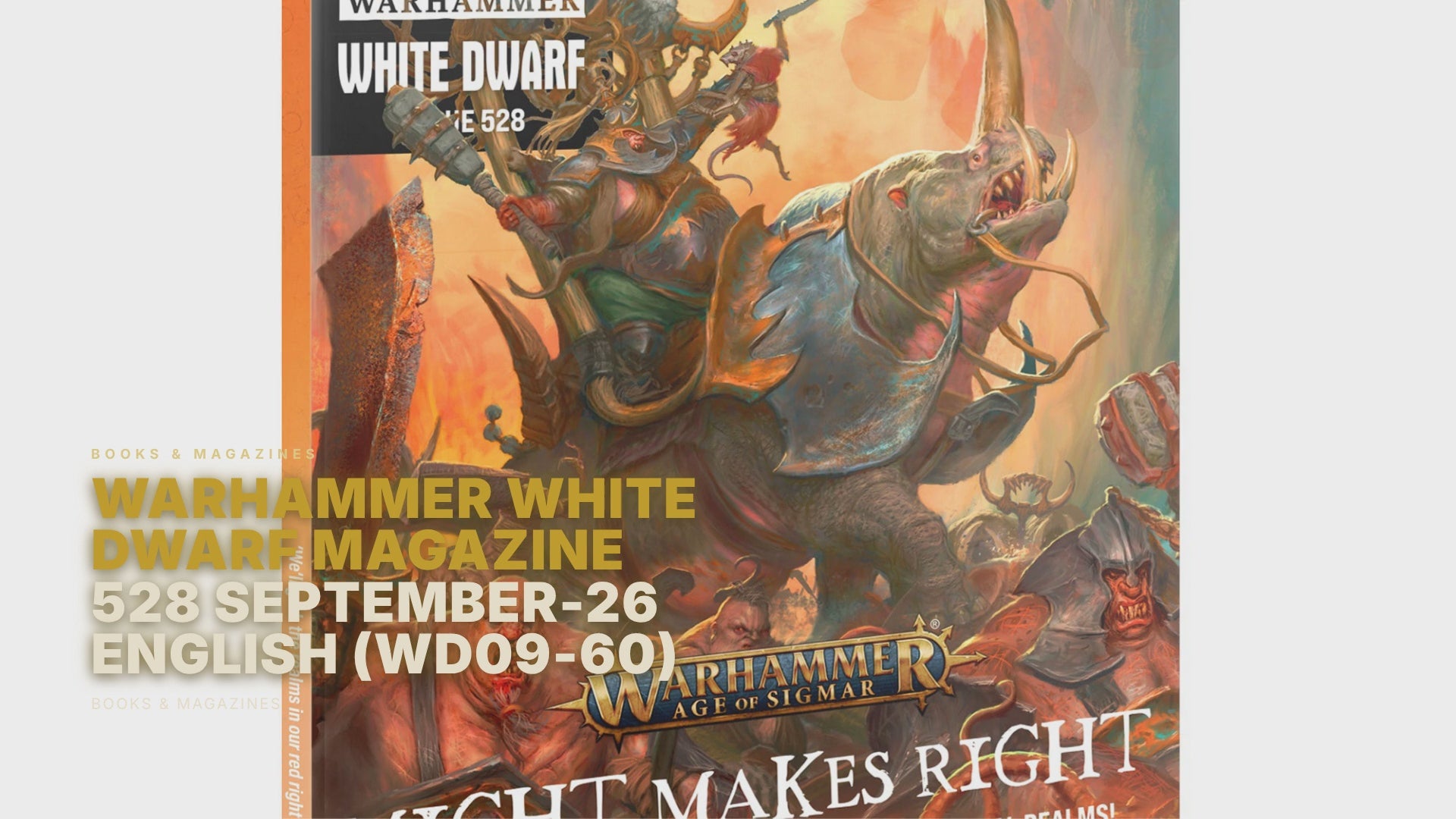 Warhammer White Dwarf Magazine 528 September-26 English (WD09-60) Books & Magazines FoneFunShop