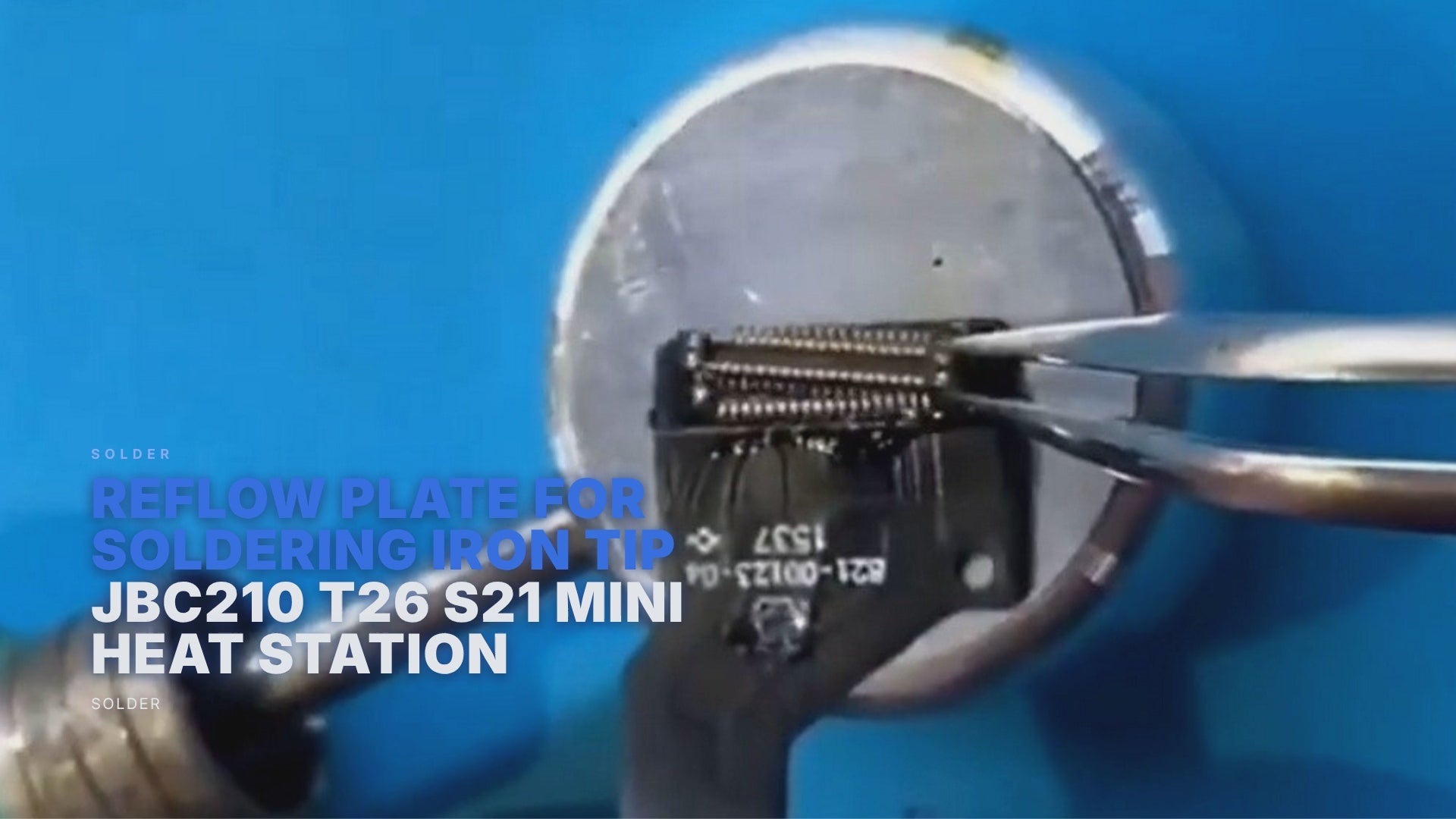 Reflow Plate For Soldering Iron Tip JBC210 T26 S21 Mini Heat Station Solder FoneFunShop