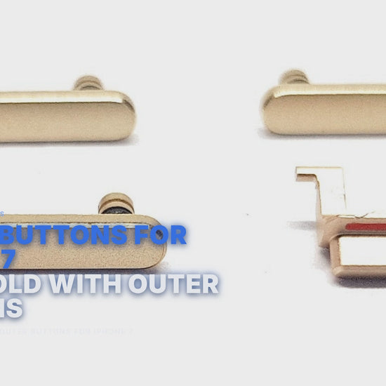 Power Buttons For iPhone 7 PLUS Gold With Outer Buttons FoneFunShop