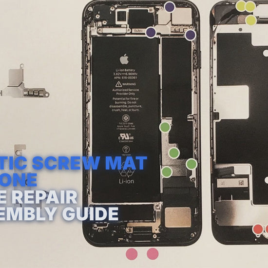 Magnetic Screw Mat For iPhone 8 Phone Repair Disassembly Guide Magnetic Screw FoneFunShop