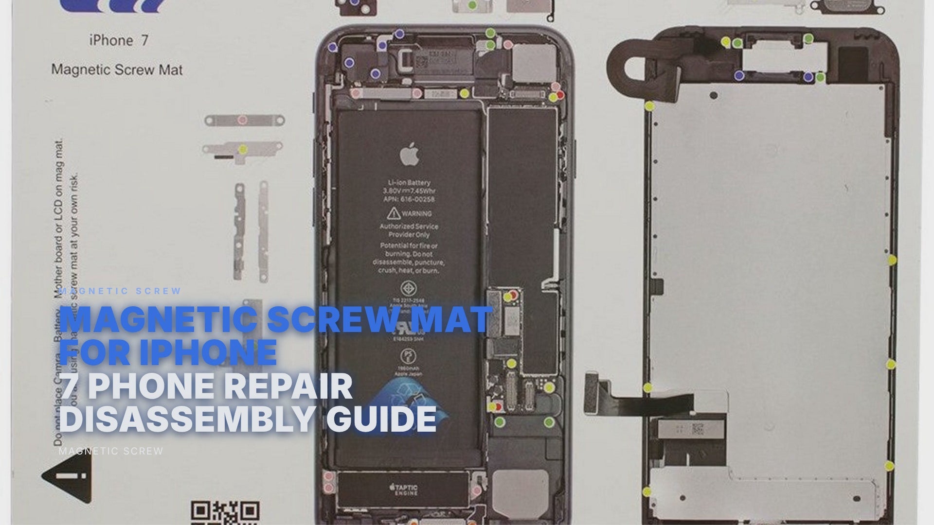 Magnetic Screw Mat For iPhone 7 Phone Repair Disassembly Guide Magnetic Screw FoneFunShop