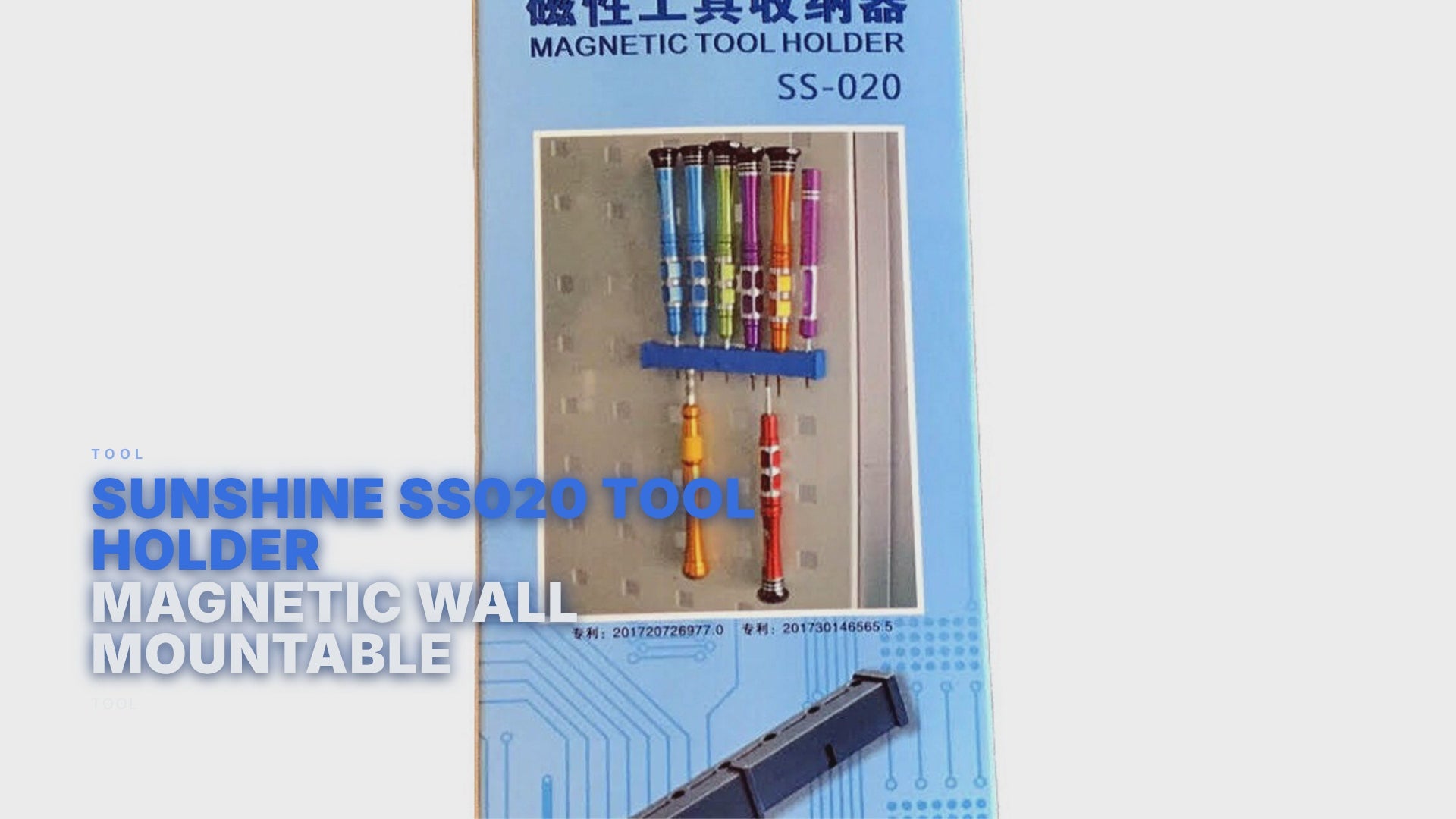 Sunshine SS020 Tool Holder Magnetic Wall Mountable Tool FoneFunShop