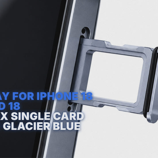 Sim Tray For iPhone 18 Pro and 18 Pro Max Single Card Holder Glacier Blue Sim Tray FoneFunShop