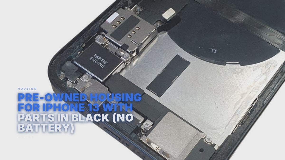 Pre-Owned Housing for iPhone 13 with Parts in Black (no battery) Housing FoneFunShop