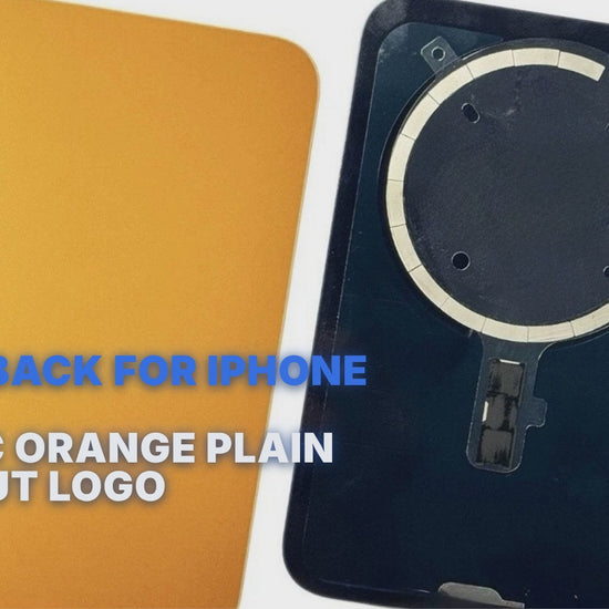 Glass Back For iPhone 17 Pro Cosmic Orange Plain Without Logo Rear Glass FoneFunShop