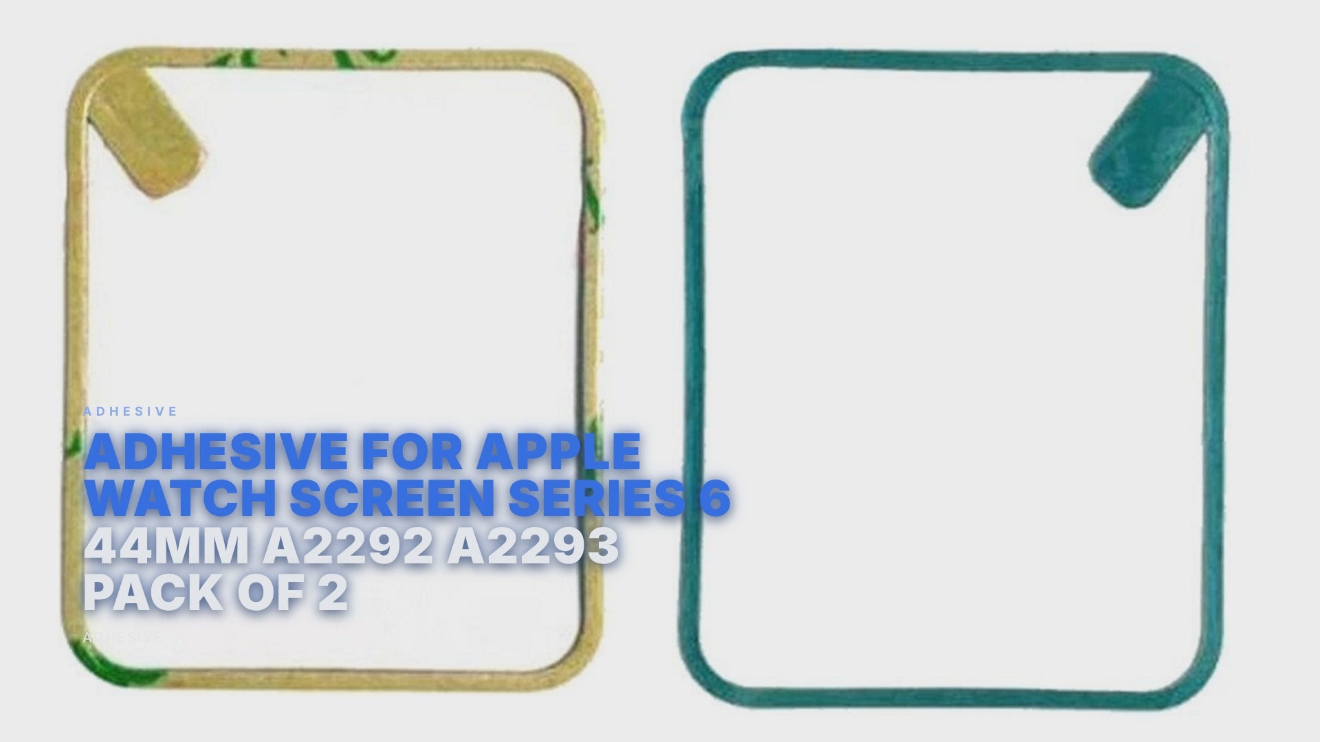 Adhesive For Apple Watch Screen Series 6 44mm A2292 A2293 Pack of 2 Adhesive FoneFunShop