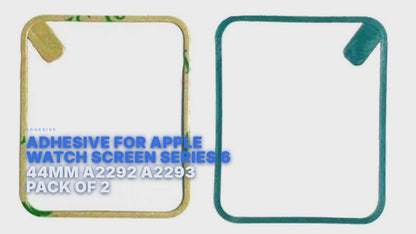 Adhesive For Apple Watch Screen Series 6 44mm A2292 A2293 Pack of 2 Adhesive FoneFunShop