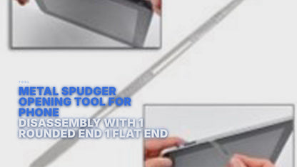 Metal Spudger Opening Tool For Phone Repair and Disassembly with 1 Rounded End 1 Flat End Tool FoneFunShop