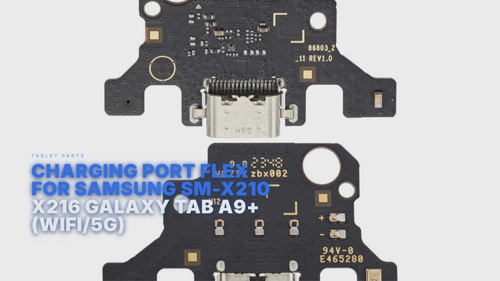 Charging Port Flex For Samsung SM-X210 X216 Galaxy Tab A9+ (WiFi/5G) Tablet Parts FoneFunShop