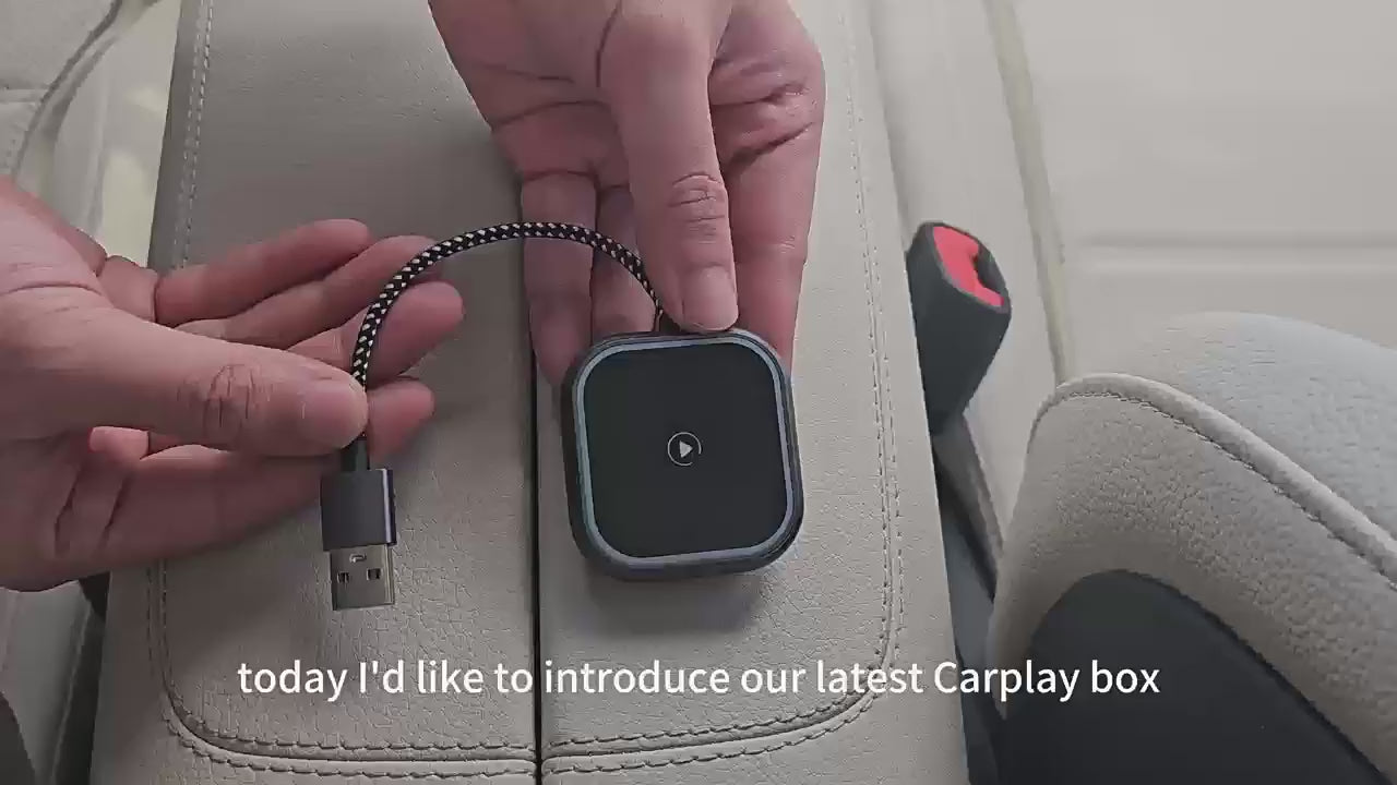 Wireless Bluetooth Car Stereo Adapter for Apple Carplay and Android Auto - USB-C Car FoneFunShop