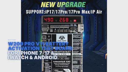 W209 Pro V11 Battery Activation Test Board For IPhone 7-17 & iWatch & Android Repair Tool FoneFunShop