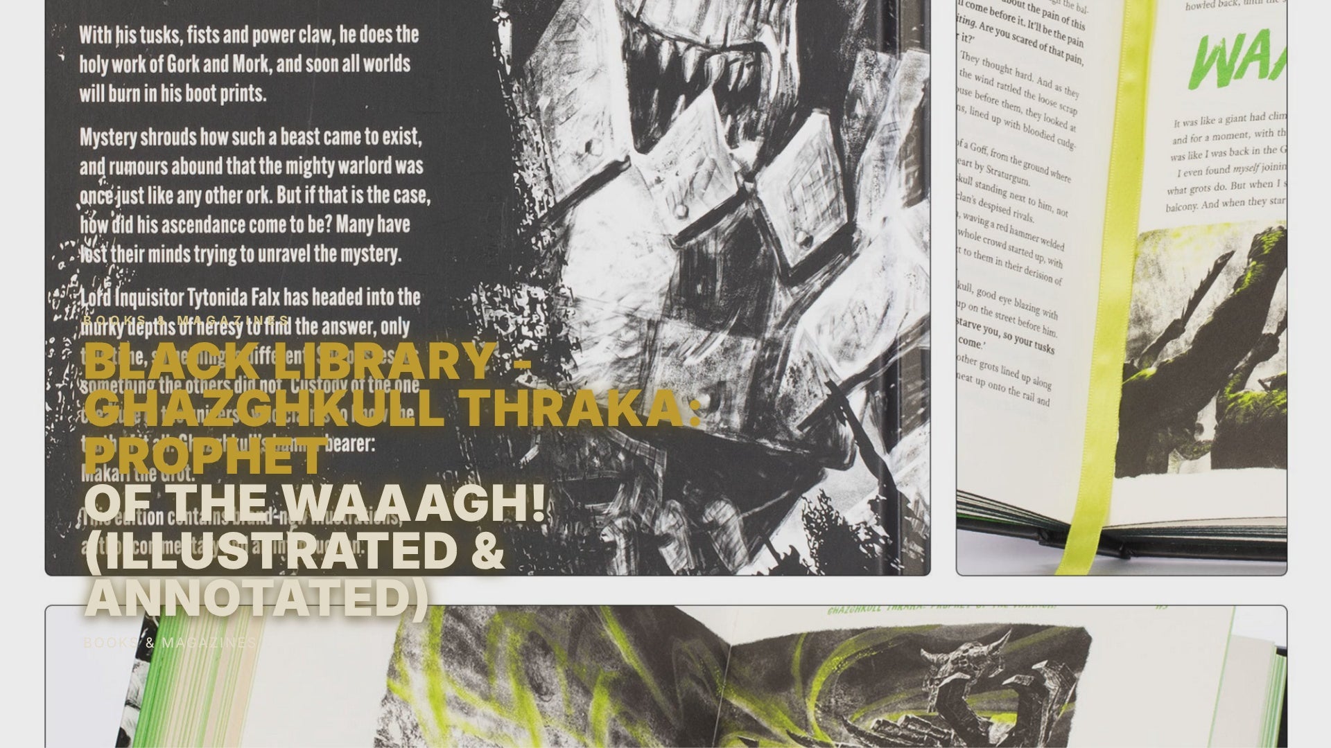 Black Library - Ghazghkull Thraka: Prophet of the Waaagh! (Illustrated & Annotated) (60040181443) Books & Magazines FoneFunShop