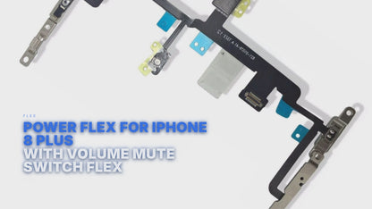 Power Flex For iPhone 8 Plus with Volume Mute Switch Flex Flex FoneFunShop