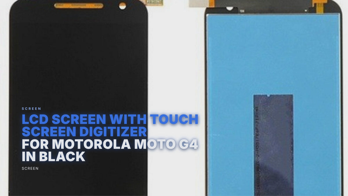 LCD Screen With Touch Screen Digitizer For Motorola Moto G4 in Black Screen FoneFunShop
