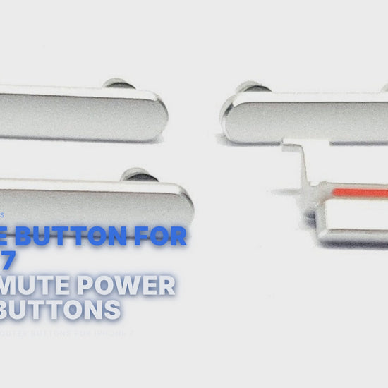 Volume Button For iPhone 7 Silver Mute Power Outer Buttons FoneFunShop