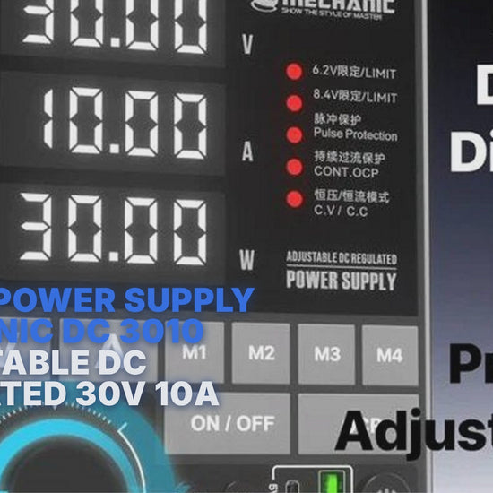 Bench Power Supply Mechanic DC 3010 Adjustable DC Regulated 30V 10A Phone Repair Tool FoneFunShop