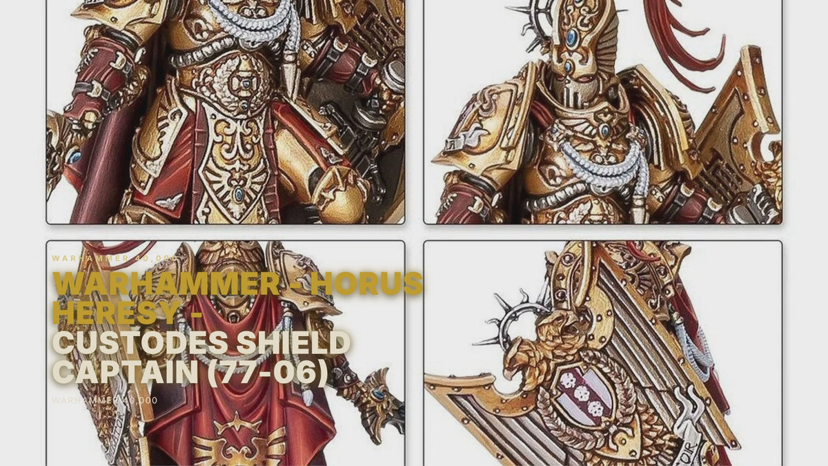 Warhammer - Horus Heresy - Custodes Shield Captain (77-06) Warhammer 40,000 FoneFunShop