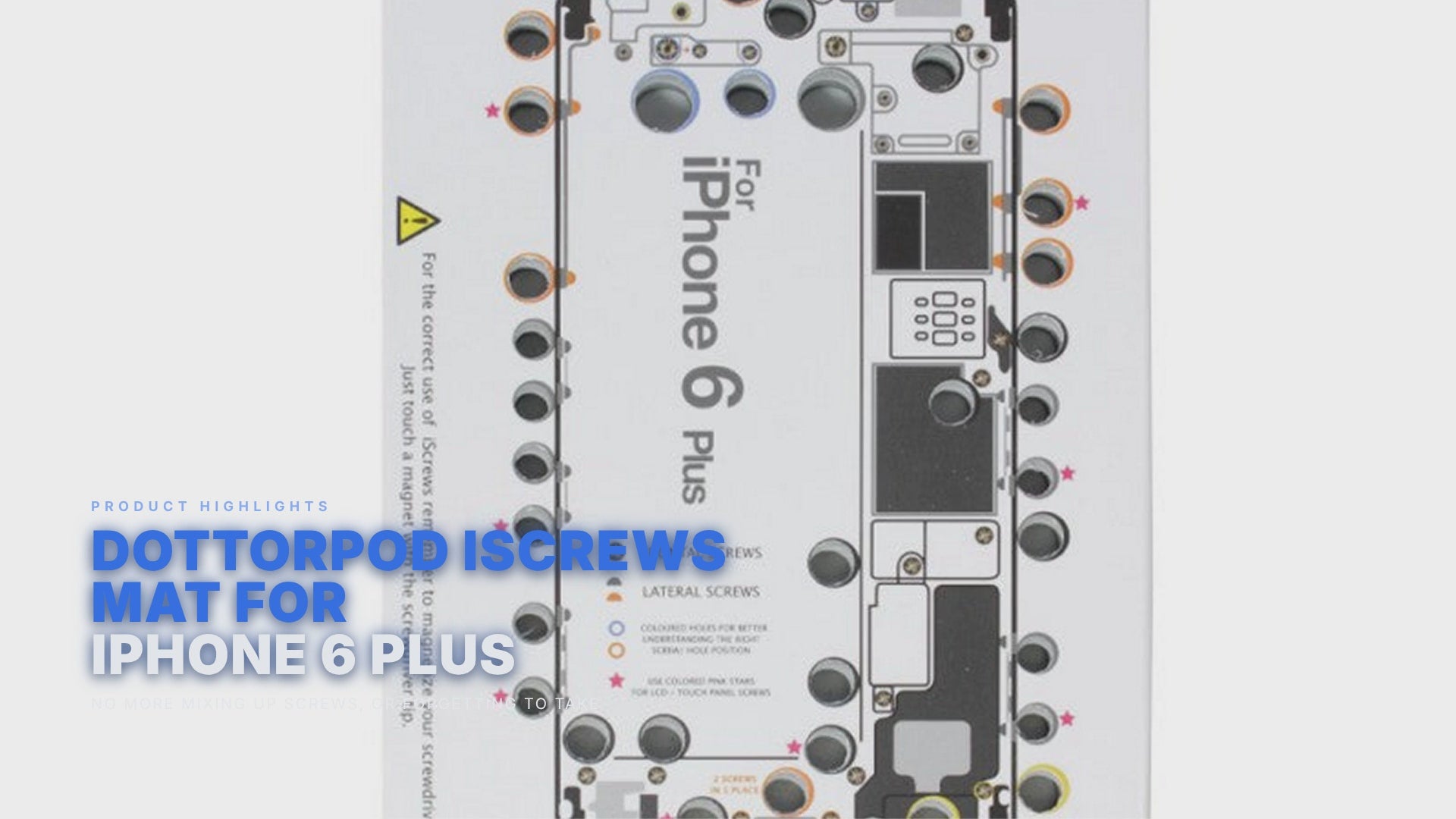 DottorPod iScrews Mat For iPhone 6 Plus FoneFunShop