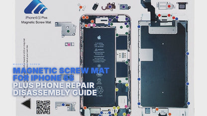 Magnetic Screw Mat For iPhone 6s Plus Phone Repair Disassembly Guide Magnetic Screw FoneFunShop