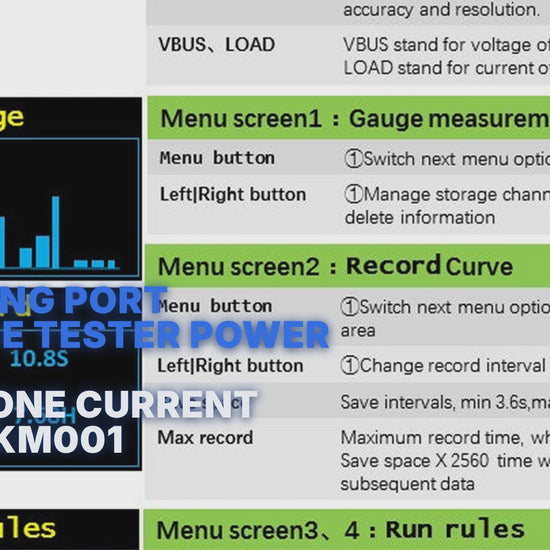 Charging Port Voltage Tester POWER Z USB Phone Current Meter KM001 Charging Port FoneFunShop