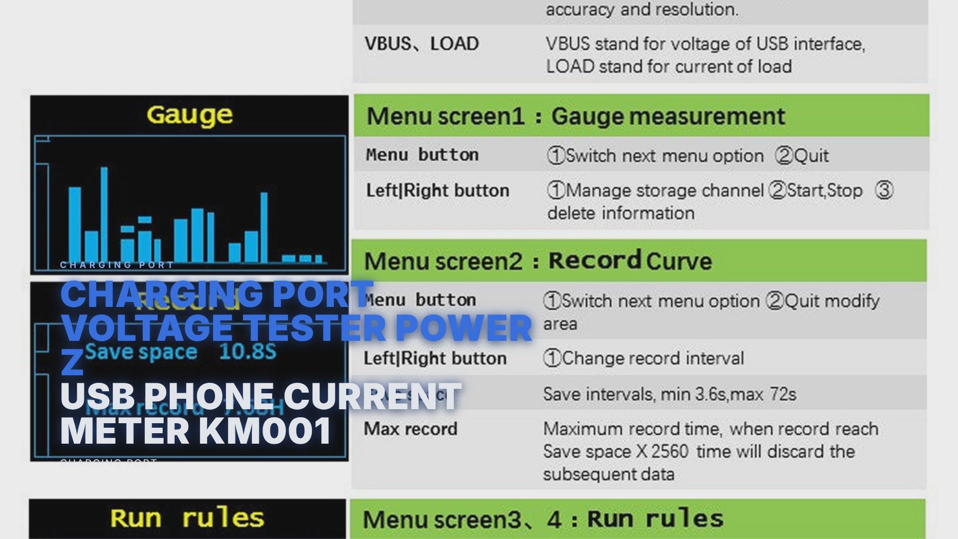 Charging Port Voltage Tester POWER Z USB Phone Current Meter KM001 Charging Port FoneFunShop
