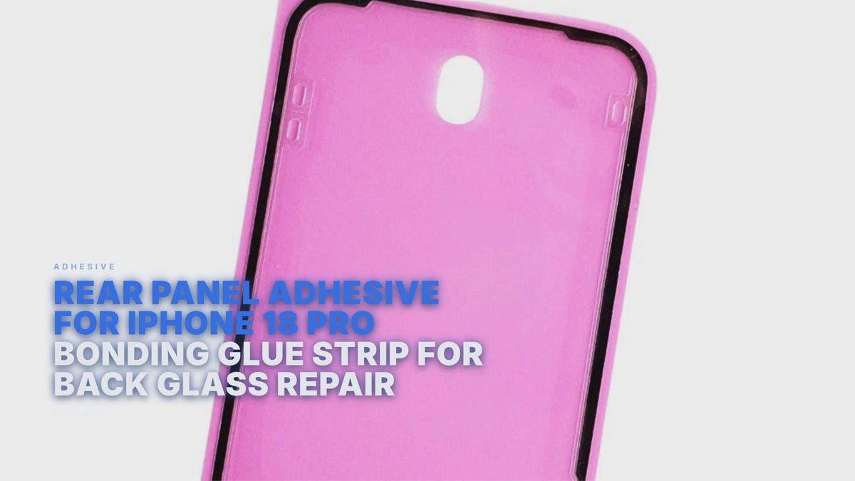 Rear Panel Adhesive For iPhone 18 Pro Bonding Glue Strip For Back Glass Repair Adhesive FoneFunShop