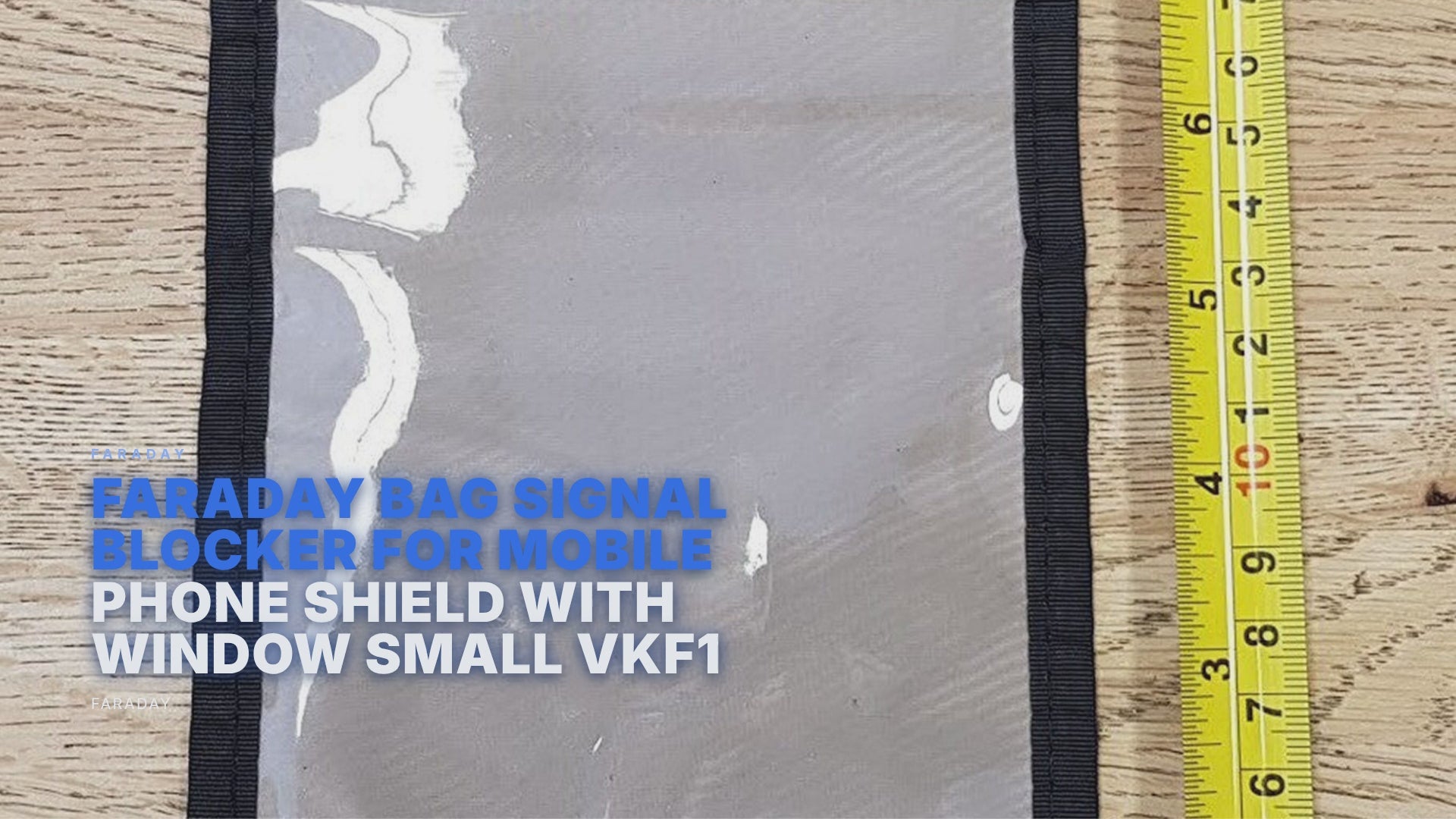 Faraday Bag Signal Blocker For Mobile Phone Shield With Window Small VKF1 Faraday FoneFunShop