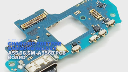 Charging Port For Samsung Galaxy A55 5G SM-A556B PCB Board Charging Port FoneFunShop