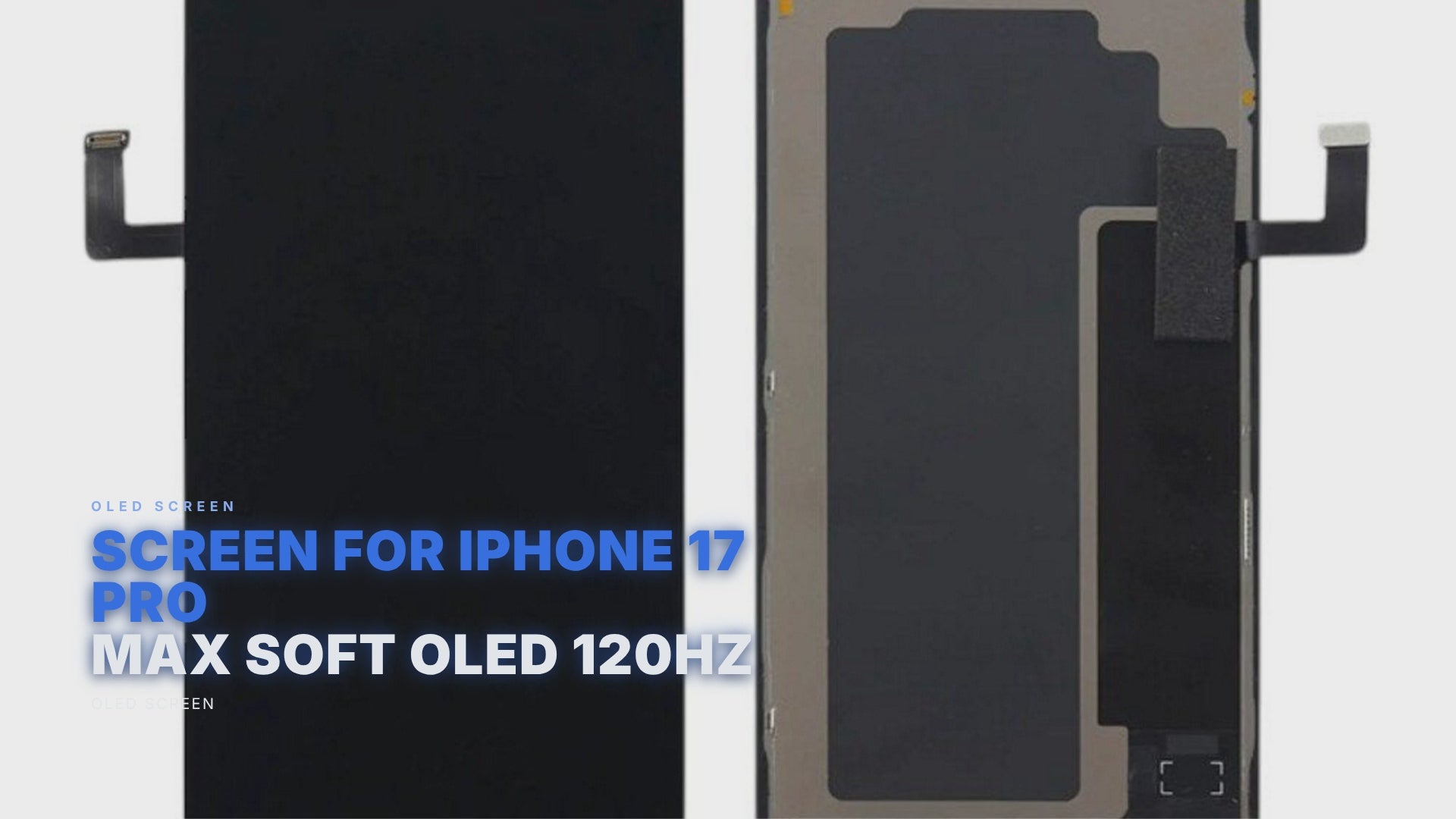 Screen For iPhone 17 Pro Max Soft OLED 120hz OLED Screen FoneFunShop