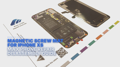 Magnetic Screw Mat For iPhone XS Max Phone Repair Disassembly Guide Magnetic Screw FoneFunShop