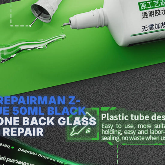 QianLi Repairman Z-888 Glue 50ML Black Adhesive For Phone Back Glass Screen Repair Adhesive FoneFunShop