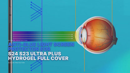 Anti-Blue Light Screen Protector For Samsung S25 S24 S23 Ultra Plus Hydrogel Full Cover Screen Protector FoneFunShop