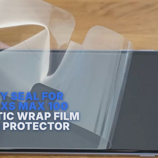 Factory Seal For iPhone XS MAX 100 x Plastic Wrap Film Screen Protector Screen Protector FoneFunShop