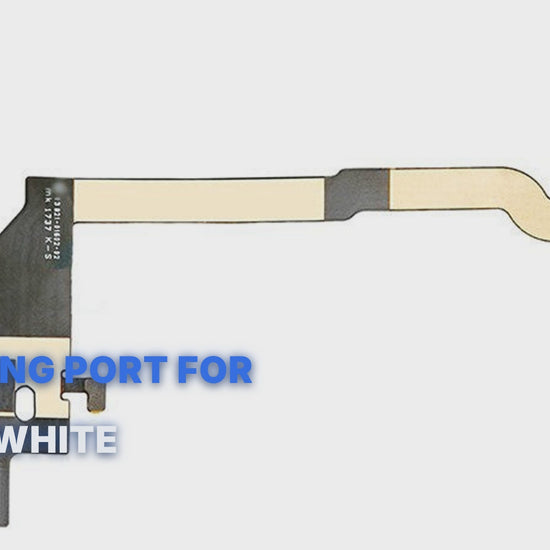 Charging Port For iPhone X Flex White Charging Port FoneFunShop