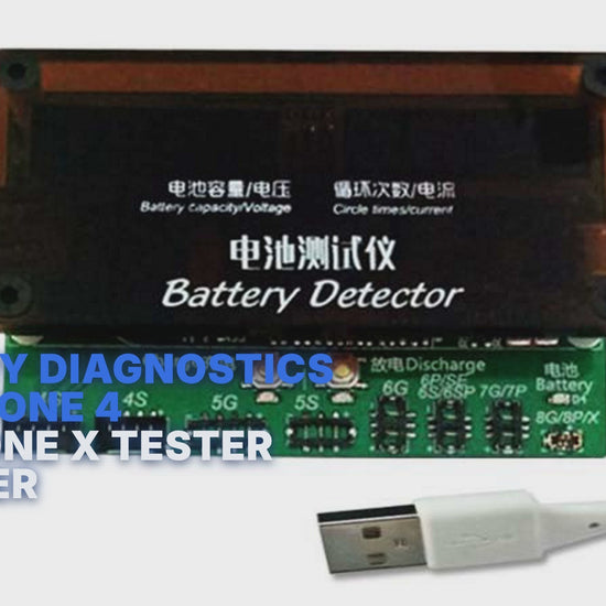 Battery Diagnostics For iPhone 4 to iPhone X Tester Charger Battery FoneFunShop