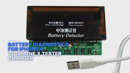 Battery Diagnostics For iPhone 4 to iPhone X Tester Charger Battery FoneFunShop