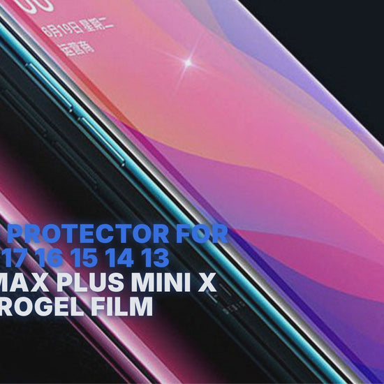 Screen Protector For iPhone 17 16 15 14 13 12 11 Pro Max Plus Mini X XS Hydrogel Film Screen Protector FoneFunShop