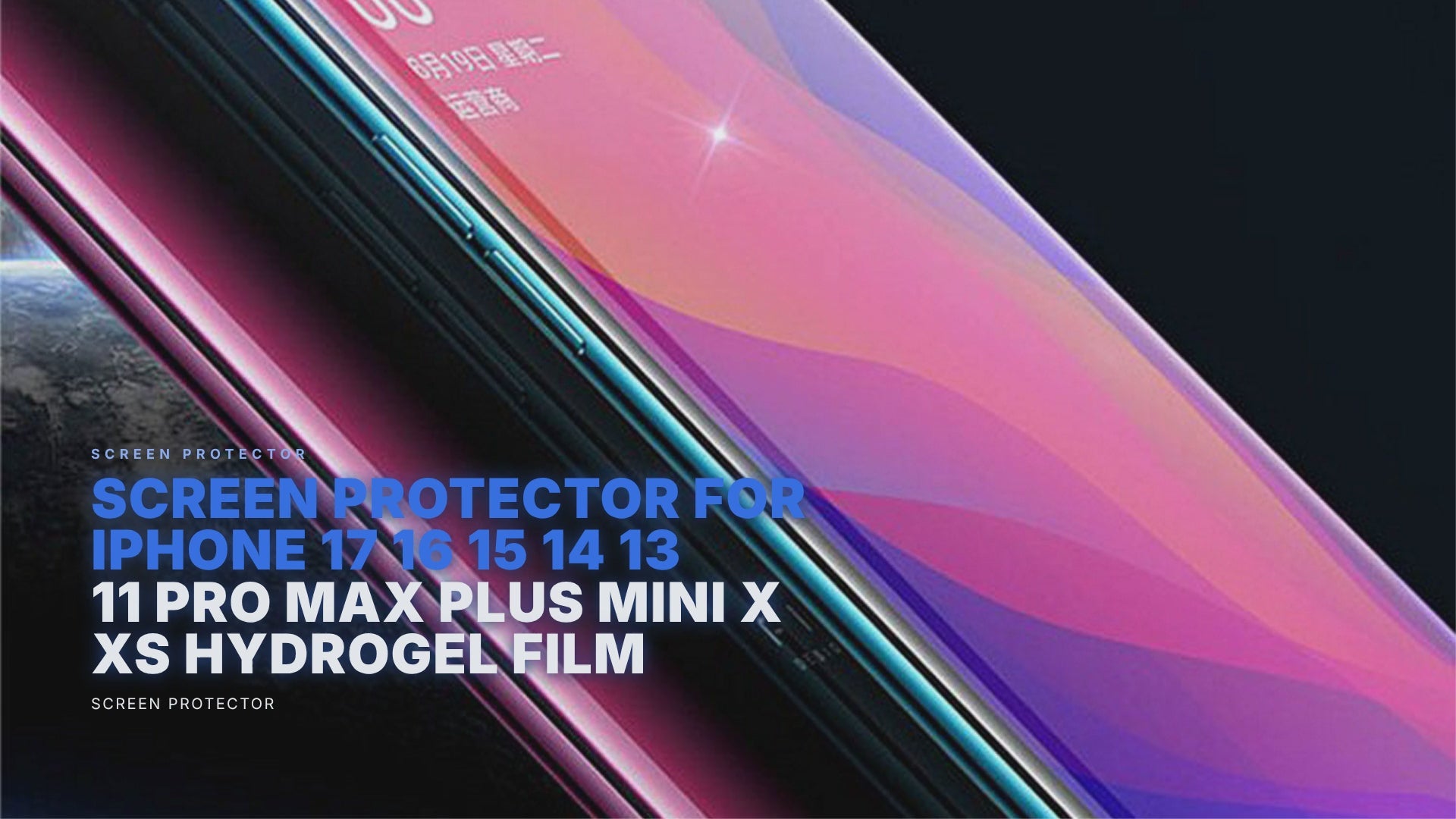 Screen Protector For iPhone 17 16 15 14 13 12 11 Pro Max Plus Mini X XS Hydrogel Film Screen Protector FoneFunShop